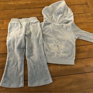 2T 2pc Juicy couture toddler velour tracksuit